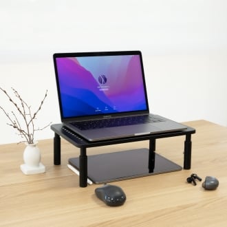 Soporte elevador regulable para monitor TooQ TQMR081 negro