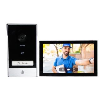 EZVIZ HP7 sistema de intercomunicación de video 17,8 cm (7") Negro, Plata