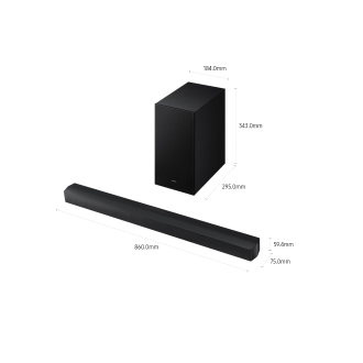 Barra de sonido Samsung HWB650F 3.1 370?W Dolby BT