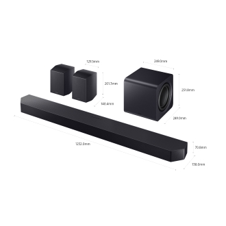 Barra de sonido Samsung HWQ990F 11.1.4 756?W Dolby Atmos WF