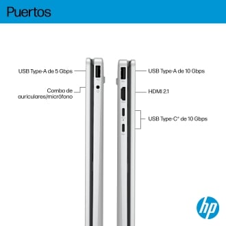 HP Omnibook 5 Flip X360 14-fp0015ns i5-1334u 14" táctil 16GB 1TB W11 plata glaciar