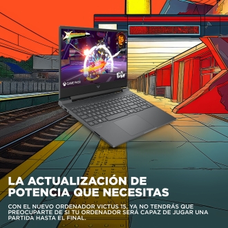 HP Victus Gaming 15-fa2709ns i5-13420h 15.6" 16GB 512GB RTX 4050 6GB FreeDos mica plata