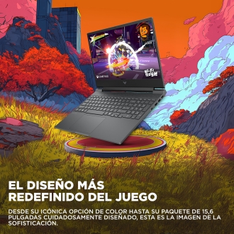 HP Victus Gaming 15-fa2709ns i5-13420h 15.6" 16GB 512GB RTX 4050 6GB FreeDos mica plata