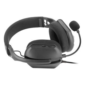 Auriculares Mars Gaming Mhpro Argb Jack 3.5mm Alimentacion Usb Control Volumen negro