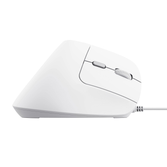 Ratón Trust Ergo Bayo II 25144 DPI ajustable 800-2400 ppp 6 botones cable 150cm blanco