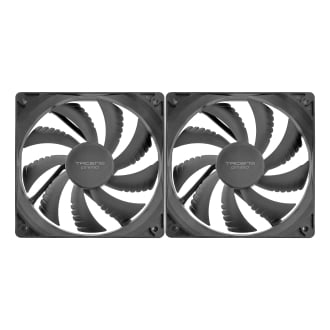 Ventilador interno Tacens Anima AF12X2 12x12 bajo ruido 14 dB, Fluxus Bearing Air-Guide pack 2