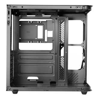 Caja ATX Mars Gaming MCCURV negro cristal templado continuo
