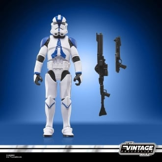 Figura hasbro star wars the vintage collection clone trooper (501st legion) 9.5cm