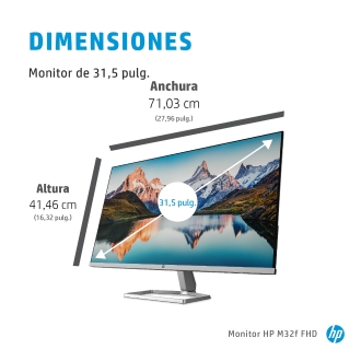 Monitor HP m32f va 31.5" 75hz freesync
