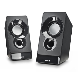 ALTAVOCES 2.0 NGS SB210 ALIMENTACION USB JACK 3.5mm 12W CONTROL DE VOLUMEN NEGRO