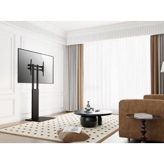 SOPORTE DE SUELO EQUIP 650615 PARA PANTALLA DE 37"-75" VESA MAX 600x400 MAX.40KGS AJUSTABLE