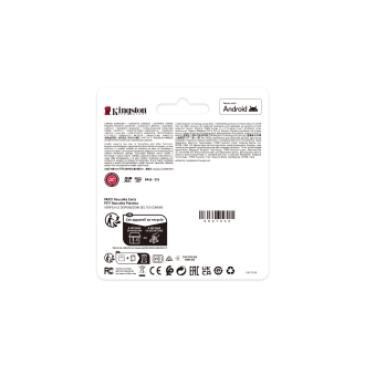 MEMORIA SD MICRO 256GB KINGSTON CLASE 10 +  ADAPTADOR CANVAS Select PLUS 100MB/S SDCS3/256GB
