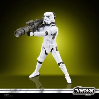 Figura hasbro star wars the vintage collection jedi survivor rocket launcher trooper