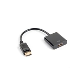 Adaptador Lanberg Displayport macho a HDMI hembra 10cm
