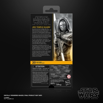 Figura hasbro star wars the black series the clone wars jedi temple guard