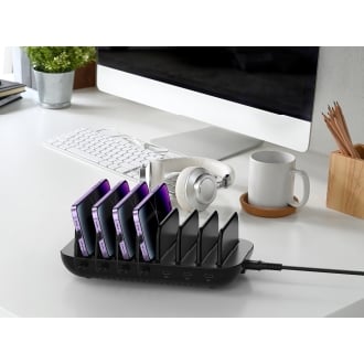 ESTACION DE CARGA USB-C CONCEPTRONIC 7 PUERTOS 160W PD