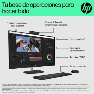 HP AIO 27-CR0087NS i5-1334U 27" 16GB 1TB W11 blanco