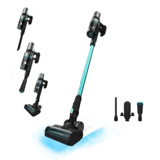 Cecotec A01_EU01_107955 aspiradora de pie y escoba eléctrica Aspiradora escoba 2 en 1 Batería Secar Sin bolsa 400 W Negro 2,2 Ah
