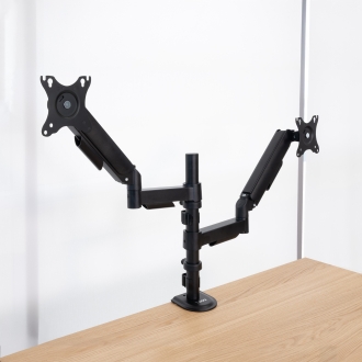 TooQ DB1533TNR-B soporte para monitor 81,3 cm (32") Escritorio Negro