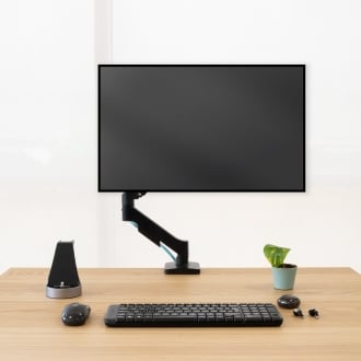 TooQ DB1733TNR-B soporte para monitor 81,3 cm (32") Escritorio Negro