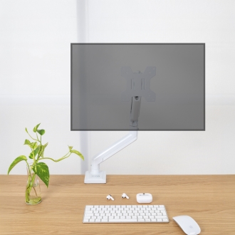 TooQ DB1334TNR-W soporte para monitor 86,4 cm (34") Escritorio Blanco