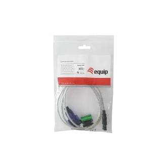 CABLE USB 2.0 A SERIE R422/485 EQUIP 1.5M INC. BLOQUE TERMINALES DB9 WINDOWS 7/8/10/11 LINUX MAC OS