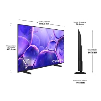 TV SAMSUNG 50 TU50U8075F CRYSTAL UHD SMART TV BT