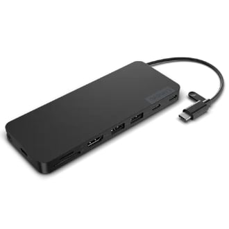 DOCKING USB-C LENOVO UNIVERSAL HDMI USB-A USB-C CARD READER, CARGA 65W (CARGADOR NO INCLUIDO)