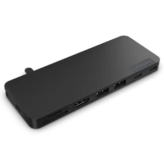 DOCKING USB-C LENOVO UNIVERSAL HDMI USB-A USB-C CARD READER, CARGA 65W (CARGADOR NO INCLUIDO)
