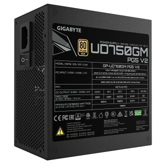 GIGABYTE UD750GM PG5 V2 unidad de fuente de alimentación 750 W 20+4 pin ATX Negro