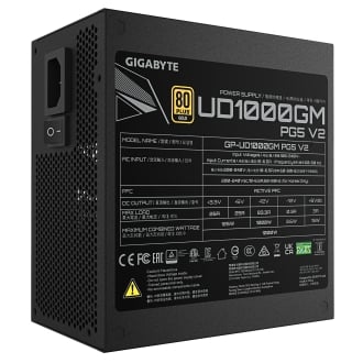 GIGABYTE UD1000GM PG5 V2 unidad de fuente de alimentación 1000 W 20+4 pin ATX Negro