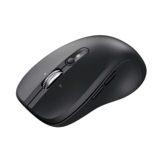 MOUSE TRUST WIRELESS Y BLUETOOTH FERRO NEGRO 3200 DPI AJUSTABLE 9 BOTONES 3 DISPOSITIVOS