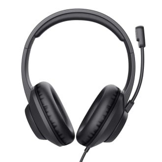 HEADSET TRUST AYDA MAX COLOR NEGRO JACK 3.5mm CABLE 1,8m