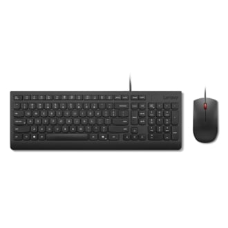 TECLADO Y MOUSE USB CORDED LENOVO ESSENTIAL nueva generacion de teclados con tecla COPILOT