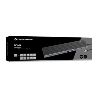 DOCKING USB-C CONCEPTRONIC DONN32B A 2xHDMI 1xDP 2xUSB-C PD 100W 3xUSB-A 5GB 1xSD 1xMicroSD 1xRJ45
