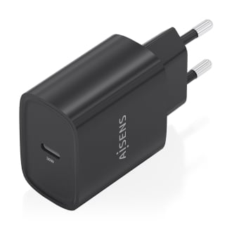 Cargador rápido AISENS 30W USB-C negro
