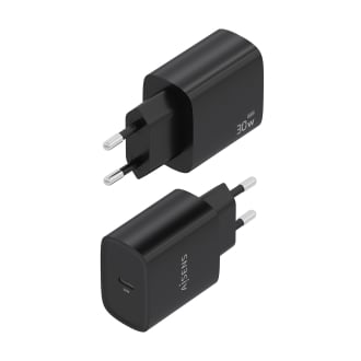 Cargador rápido AISENS 30W USB-C negro