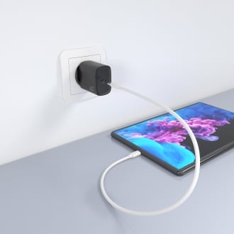 Cargador rápido AISENS 30W USB-C negro