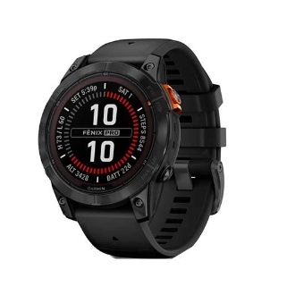 Garmin fenix 7 Pro Solar Edition 3,3 cm (1.3") MIP 47 mm Digital 260 x 260 Pixeles Pantalla táctil Negro, Gris Wifi GPS (satélite)