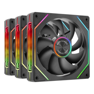 KIT 3xVENTILADOR INTERNO ARG MARS GAMING MF-LINKFINITY KIT BLACK MODULARES PWM 120mm