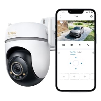 TP-Link Tapo TC43(EU) V2 Esférico Cámara de seguridad IP Interior y exterior 2880 x 1620 Pixeles Techo/Pared/Poste