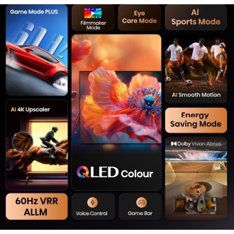 Hisense 65E77Q 165,1 cm (65") 4K Ultra HD Smart TV Wifi Negro