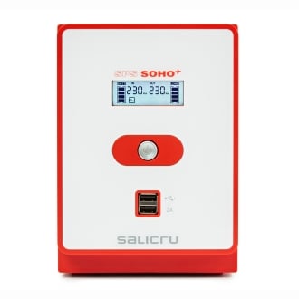 SAI Salicru 2,2 kVA 1200W Línea interactiva 4 salidas IEC AC backup