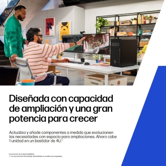 Ordenador hp z2 twr g1i u9 - 285 -  64gb -  ssd 1tb -  rtx 4000 ada -  w11h