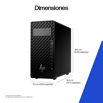 Ordenador hp z2 twr g1i u7 - 265 -  32gb -  ssd 1tb -  rtx a1000 -  w11p