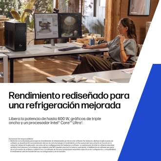Ordenador hp z2 twr g1i u7 - 265 -  32gb -  ssd 1tb -  rtx a1000 -  w11p