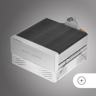 VENTILADOR CPU MARS GAMING MCPUX4W BLANCO PWM SI 120mm TDP 230W