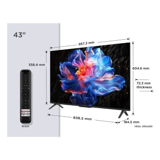 TV TCL 43 43P6K UHD GOOGLETV HDR10 DOLBY AUDIO