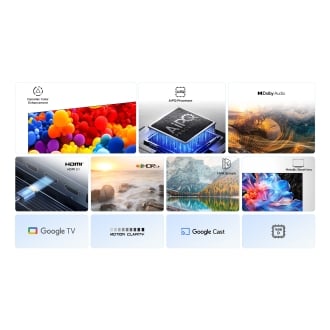 TV TCL 43 43P6K UHD GOOGLETV HDR10 DOLBY AUDIO