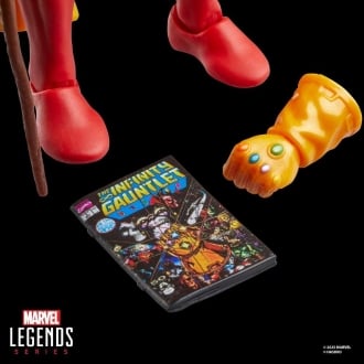 Figura hasbro marvel legends the infinity gauntlet mini comics adam warlock